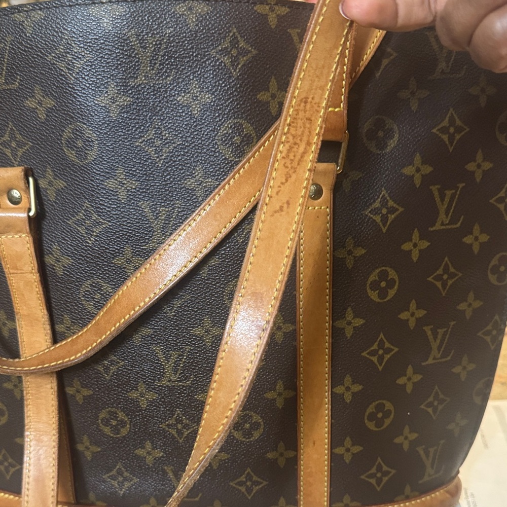 Authentic Vintage Louis Vuitton Brown Monogram Deauville Shoulder Bag - Picture 11 of 13
